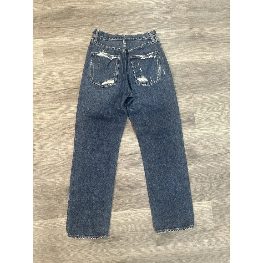 Agolde‎ 90's loose fit~psyche~size27 professionally hemmed~high rise~distressed